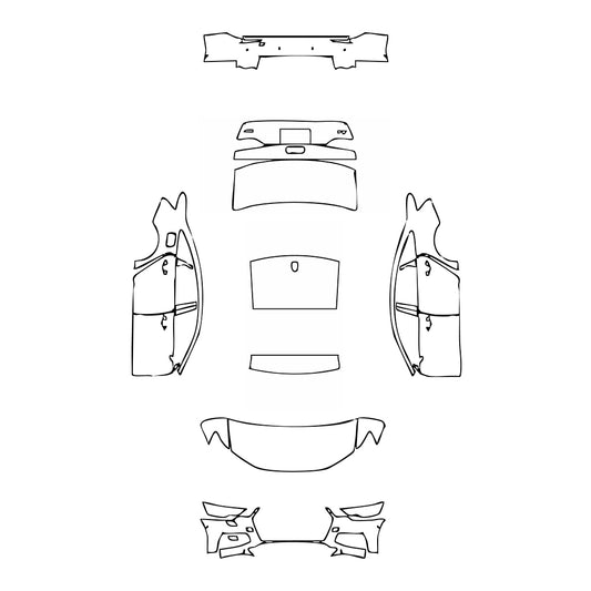 Pre-Cut PPF Audi A6 A6 Base 2024 - PPF-Kits