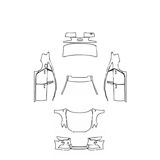 Pre-Cut PPF Audi A6 A6 S-line 2018 - PPF-Kits