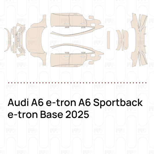 Voorgesneden PPF Audi A6 e-tron A6 Sportback e-tron Base 2025