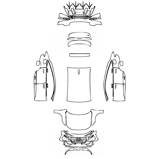 Voorgesneden PPF Audi A6 e-tron A6 Sportback e-tron S-Line 2025