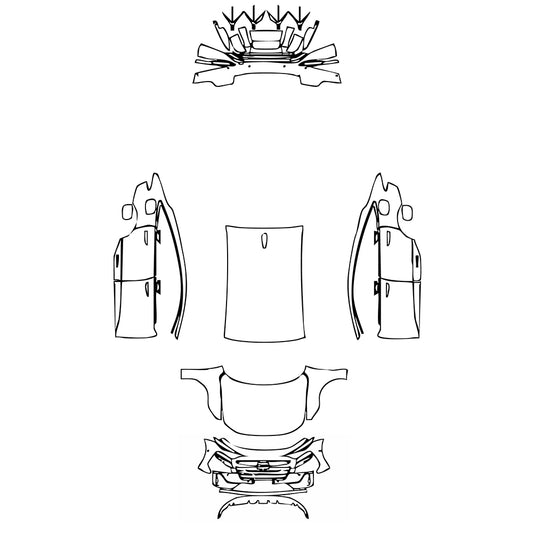 Voorgesneden PPF Audi A6 e-tron S6 Sportback e-tron 2025