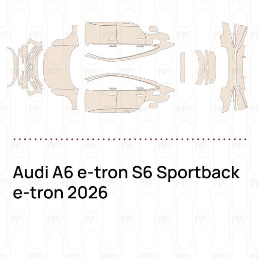 Voorgesneden PPF Audi A6 e-tron S6 Sportback e-tron 2026