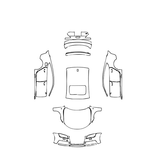 Pre-Cut PPF Audi A7 A7 Sportback S-line 2014 - PPF-Kits