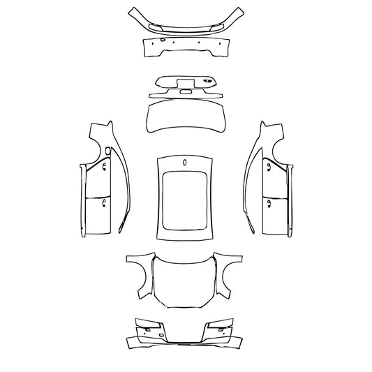 Pre-Cut PPF Audi A8 A8 L (Extended Wheelbase) Base 2017 - PPF-Kits