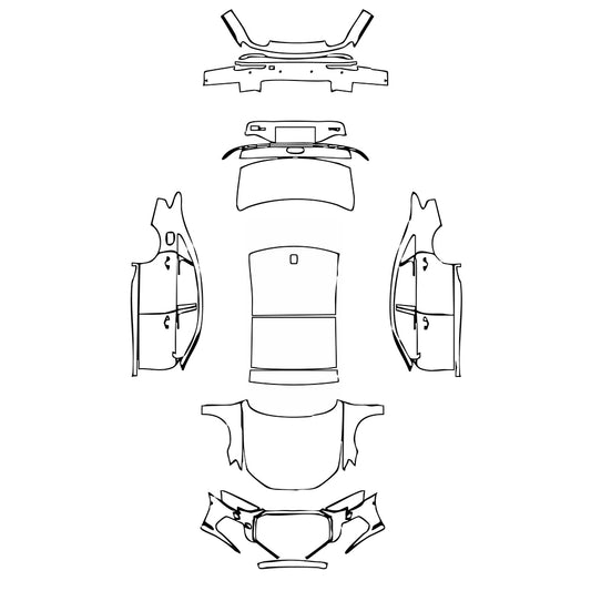 Pre-Cut PPF Audi A8 A8 L (Extended Wheelbase) Base 2024 - PPF-Kits