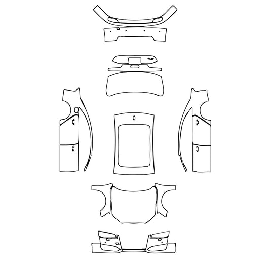 Pre-Cut PPF Audi A8 A8 L (Extended Wheelbase) Sport 2016 - PPF-Kits
