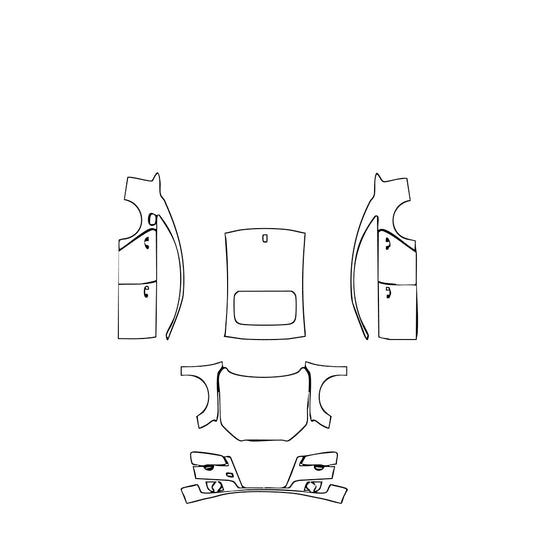 Pre-Cut PPF Audi A8 A8 (Standard Wheelbase) Base 2013 - PPF-Kits
