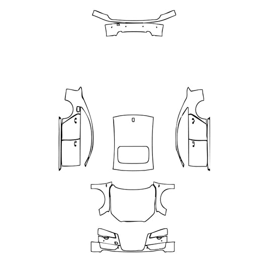 Pre-Cut PPF Audi A8 S8 (for Europe) 2014 - PPF-Kits