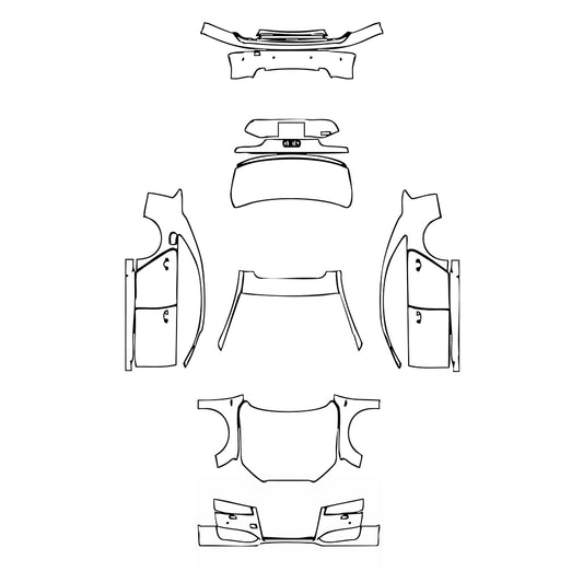 Pre-Cut PPF Audi A8 S8 (for Europe) 2016 - PPF-Kits