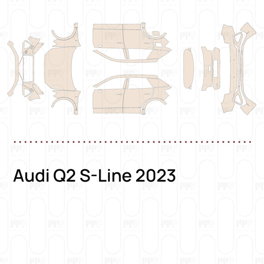 Voorgesneden PPF Audi Q2 S-Line 2023