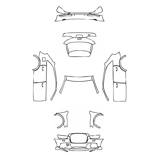 Pre-Cut PPF Audi Q3 SUV Base 2018 - PPF-Kits