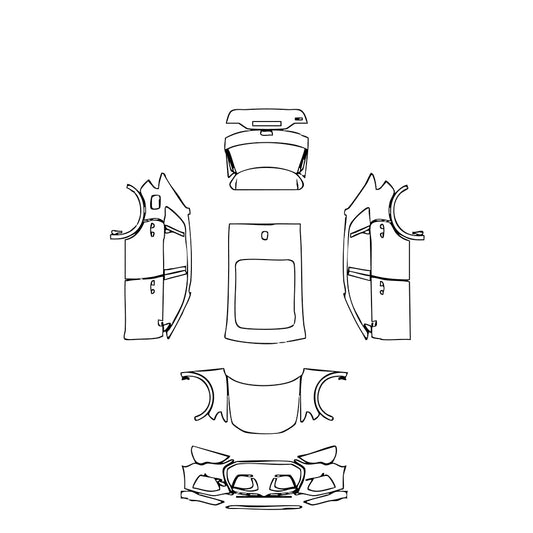 Pre-Cut PPF Audi Q3 SUV Base 2024 - PPF-Kits