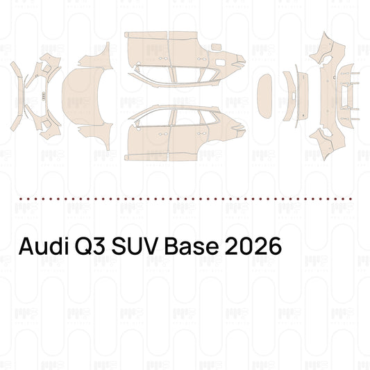 Voorgesneden PPF Audi Q3 SUV Base 2026