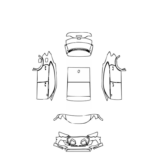 Pre-Cut PPF Audi Q3 Sportback Base 2023 - PPF-Kits
