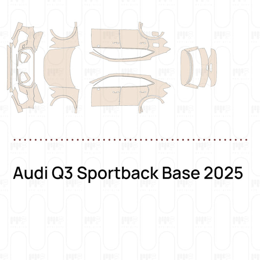 Voorgesneden PPF Audi Q3 Sportback Base 2025