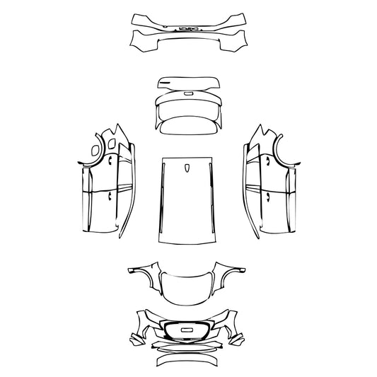 Pre-Cut PPF Audi Q4 e-tron SUV Sline 2024 - PPF-Kits