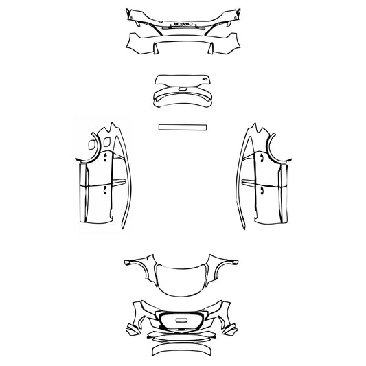 Pre-Cut PPF Audi Q4 e-tron Sportback S-Line 2022 - PPF-Kits