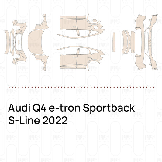 Voorgesneden PPF Audi Q4 e-tron Sportback S-Line 2022