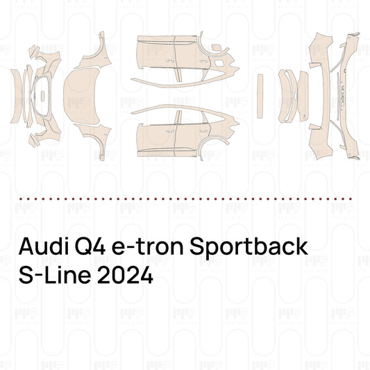 Voorgesneden PPF Audi Q4 e-tron Sportback S-Line 2024