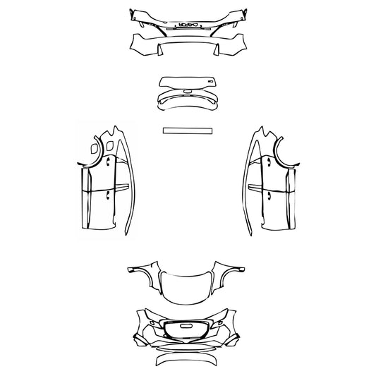 Pre-Cut PPF Audi Q4 e-tron Sportback Sport 2022 - PPF-Kits