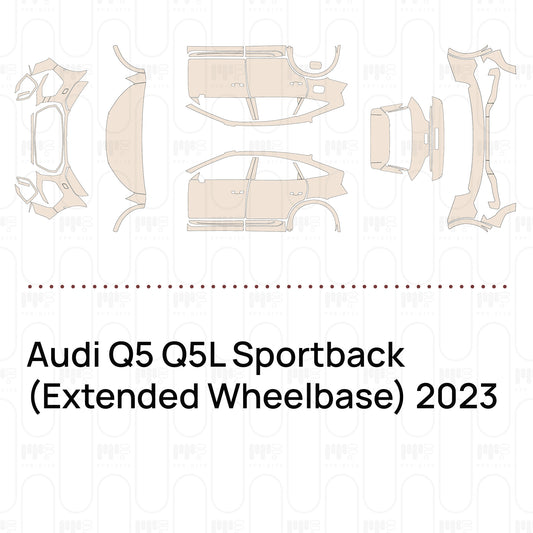 Voorgesneden PPF Audi Q5 Q5L Sportback (Extended Wheelbase) 2023
