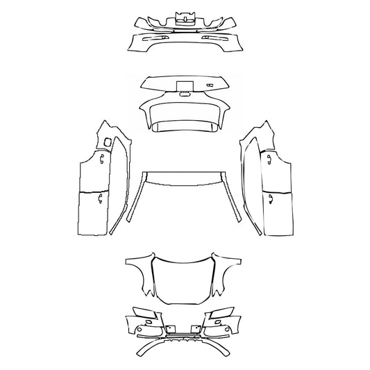 Pre-Cut PPF Audi Q5 Standard Wheelbase Base 2014 - PPF-Kits