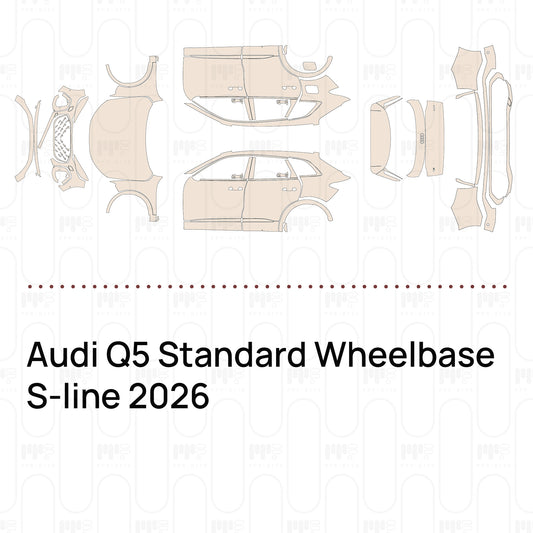 Voorgesneden PPF Audi Q5 Standard Wheelbase S-line 2026
