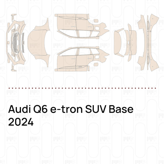 Voorgesneden PPF Audi Q6 e-tron SUV Base 2024