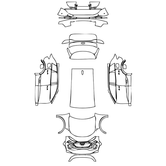Pre-Cut PPF Audi Q6 e-tron SUV S-Line 2024 - PPF-Kits