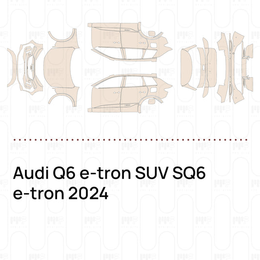 Voorgesneden PPF Audi Q6 e-tron SUV SQ6 e-tron 2024