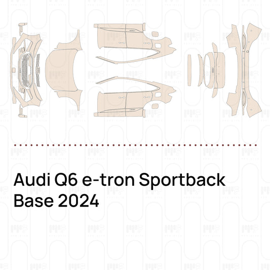 Voorgesneden PPF Audi Q6 e-tron Sportback Base 2024