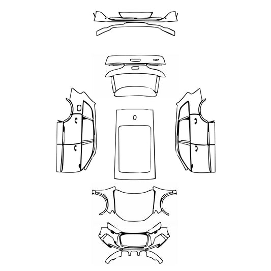 Pre-Cut PPF Audi Q7 SQ7 2020 - PPF-Kits