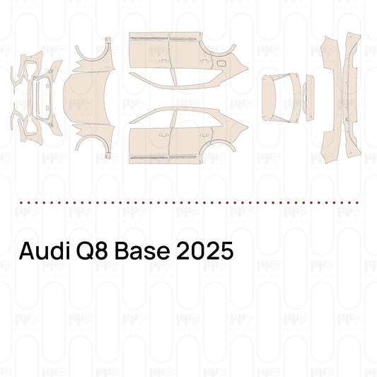 Voorgesneden PPF Audi Q8 Base 2025