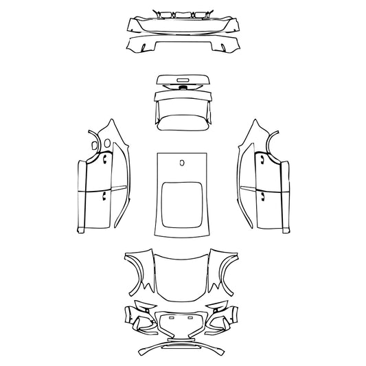 Pre-Cut PPF Audi Q8 RS Q8 2020 - PPF-Kits