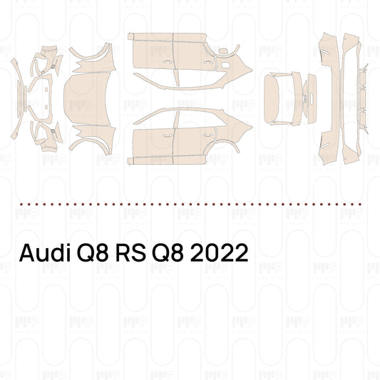 Voorgesneden PPF Audi Q8 RS Q8 2022