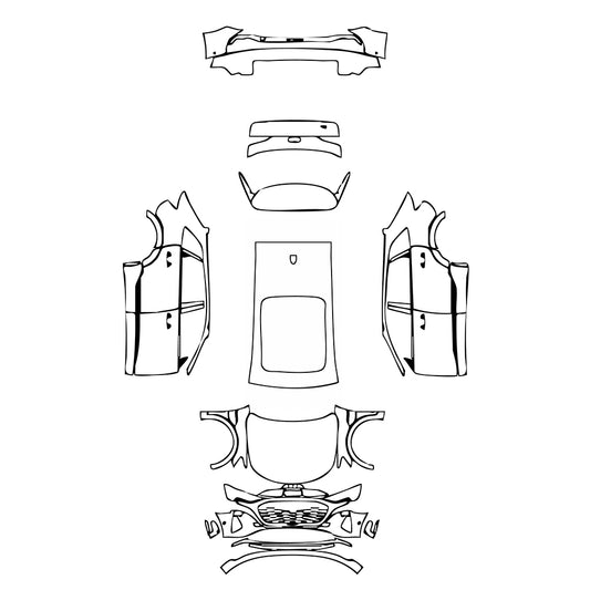 Pre-Cut PPF Audi Q8 e-tron SUV Base 2024 - PPF-Kits