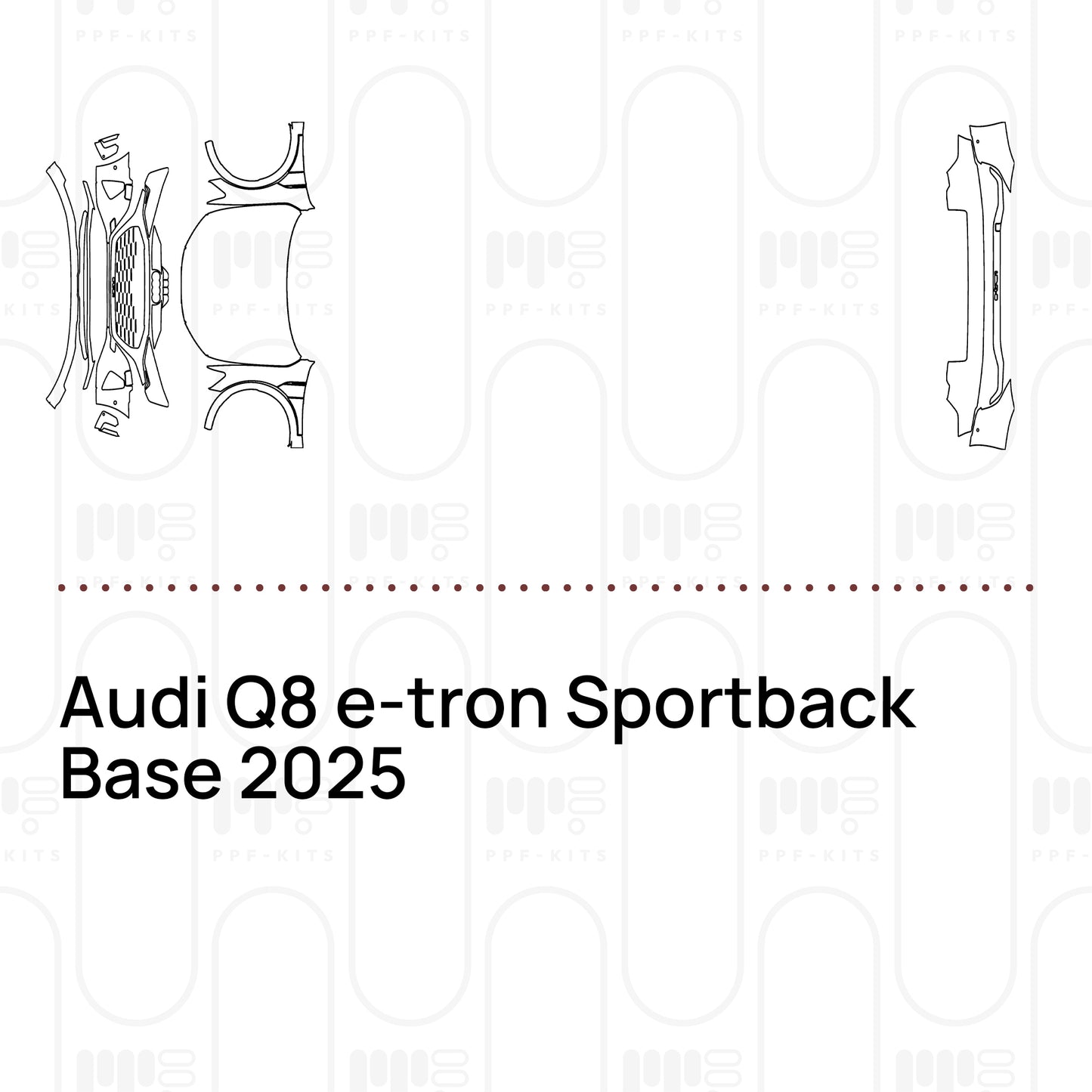 Pre-Cut PPF Audi Q8 e-tron Sportback Base 2025