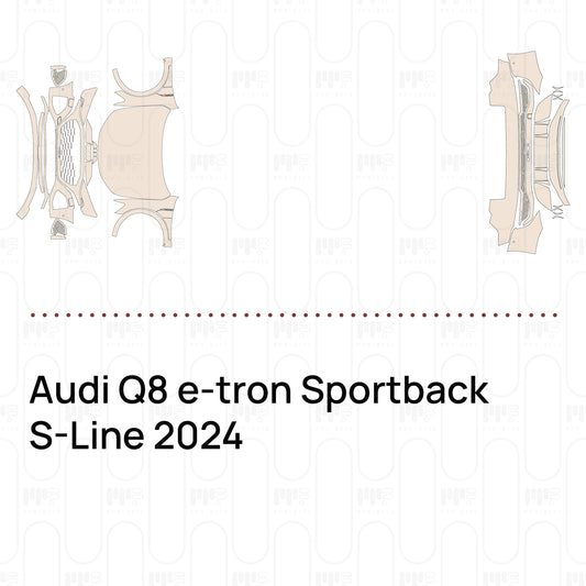 Voorgesneden PPF Audi Q8 e-tron Sportback S-Line 2024