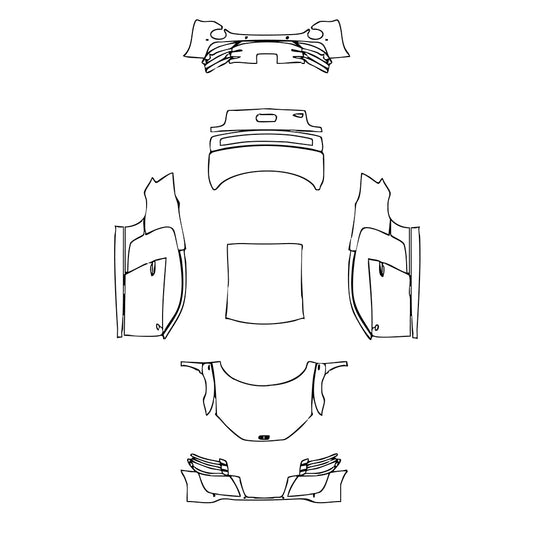 Pre-Cut PPF Audi R8 V10 Coupe 2010 - PPF-Kits