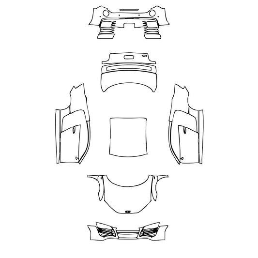 Pre-Cut PPF Audi R8 V10 Coupe 2014 - PPF-Kits