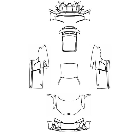 Pre-Cut PPF Audi R8 V10 Performance Coupe 2019 - PPF-Kits