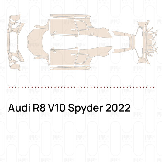 Voorgesneden PPF Audi R8 V10 Spyder 2022