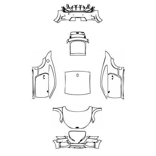 Pre-Cut PPF Audi TT TT RS Coupe 2023 - PPF-Kits