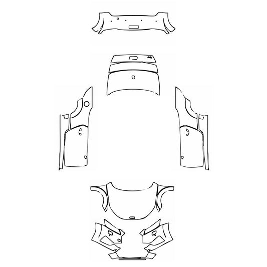 Pre-Cut PPF Audi TT TT Roadster S-line 2018 - PPF-Kits