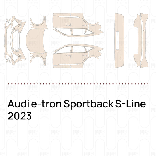 Voorgesneden PPF Audi e-tron Sportback S-Line 2023