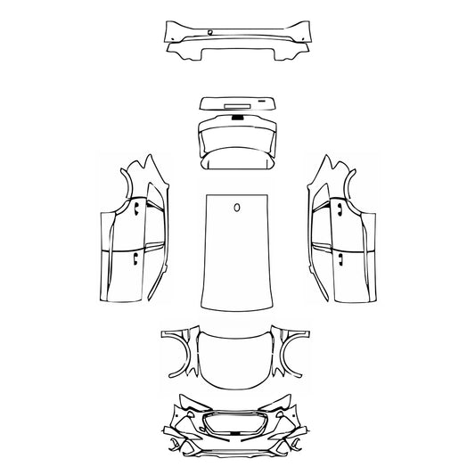 Pre-Cut PPF Audi e-tron e-tron S-line 2022 - PPF-Kits