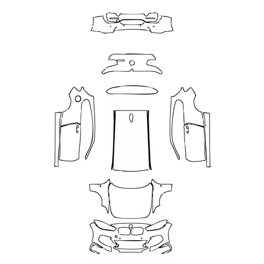 Pre-Cut PPF BMW 1 Series 3-door Sports Hatch M140i 2017 - PPF-Kits