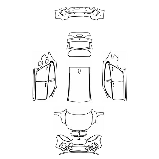 Pre-Cut PPF BMW 1 Series 5-door Sports Hatch M135i 2022 - PPF-Kits