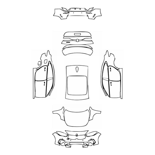 Pre-Cut PPF BMW 2 Series Gran Coupe Sportline 2023 - PPF-Kits