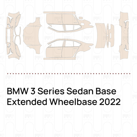 Voorgesneden PPF BMW 3 Series Sedan Base Extended Wheelbase 2022